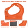 Leero 3 Ton G80 Weld on Anchor Hook, Heavy Duty