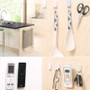 Fdit 2 Set TV Remote Control Air Conditioning Hook Sticky