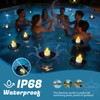 PChero Solar Floating Pool Lights, IP68 Waterproof Outdoor Tea Lights,