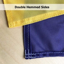 Vispronet - New York State Flag - 3ft x 5ft, Knitted Polyester, State Flag Collection, Made in the USA (Flag Only)