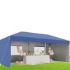 10x20ft Heavy Duty Pop Up Canopy Tent with Removable Sidewalls