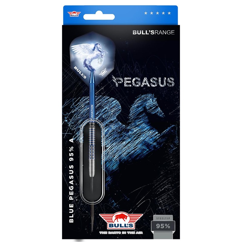 BULL'S Blue Pegasus A 95% Tungsten Darts for Every Player