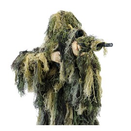 Arcturus Warrior Ghillie Suit | Hunting Clothes for Men | 5-Piece Camouflage Suits for Hunting, Military, Airsoft Snipers (Woodland, XL/XXL)