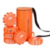 INCLAKE 6 Pack LED Road Flares Emergency Lights, Waterproof &