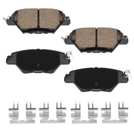 XTHZLP HZ1934 Rear Ceramic Brake Pads Compatible with 2016-2023 Mazda CX-9, Replacement 2017 2018 2019 2020 2021 2022 Brake Pads with Hardware