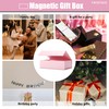 YACEYACE Pink Gift Wrap Box Bulk, 1Pcs Pink Magnetic Hard