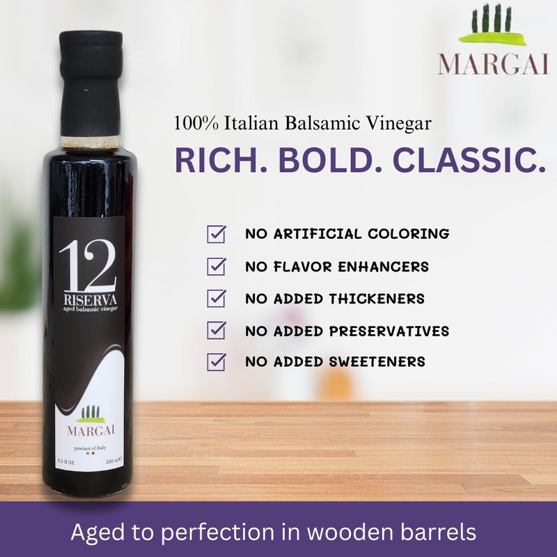 Margai Riserva Italian 12 Year Old Authentic Aged Balsamic Vinegar
