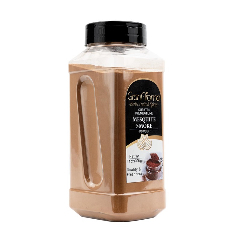 GranAroma Mesquite Smoke Powder, Bold Seasoning for BBQ, Meats, and