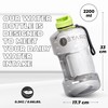 Hydrate Bottles - 2.2L Large Water Bottle with Sleeve -
