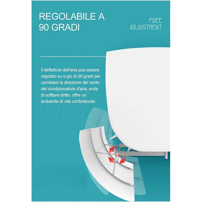 Air Conditioning Deflector Prevents Direct Blowing Clear Windscreen