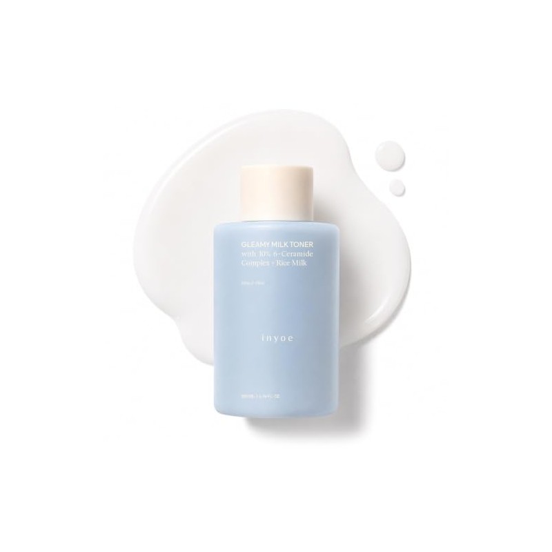 inyoe Gleamy Milk Toner with 10% 6-Ceramide Complex & Rice