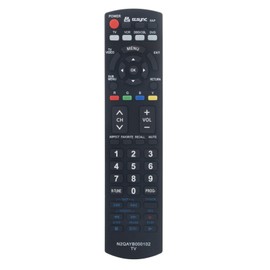 N2QAYB000102 Remote Replace for Panasonic TV RTN2QAYB000102 N2QAYB000100 N2QAYB000103 N2QAYB000221 TH-42PC77U TH-50PX77U TH-50PZ700 TH-50PC77U TH-50PE700U TH-50PE77U TH-58PZ700U PT-50LCZ7 TC-32LX700