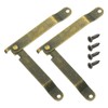 sourcing map 2Pcs 5.63"x0.43" Folding Support Lid Hinges, Lift Up