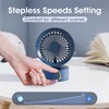 KinYiLO Small USB Desk Fan, Stepless Speed Control Mini Fan