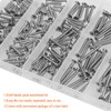 #4 x 1/2" 5/8" 3/4" 1" 1-1/4" Wood Screws Set,
