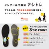 BMZ Functional Insole Asi-Tresport Kids AT-T928 Black 6.3-8.1 inches Children's