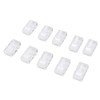 100Pcs TF2005A 8P8C RJ45 Connector CAT6 Unshielded Ethernet Crystal Head