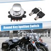 uxcell 1 Set Ignition Switch with Cover 2 Round Keys