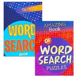 Crenstone Exclusive Bulk Large Print Word Find Books for Adults, Seniors - Bundle with 8 Jumbo Word Search Puzzle Books with Giant Print, 3 Pens, and Bookmark | Over 480 Word Search Puzzles