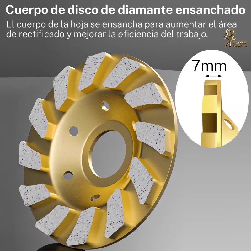 Pack Discos Diamante Copa Amoladora 100 125 150 Granito Mármol