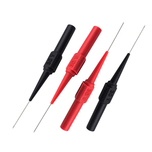 Frypay 4 Pcs 0.7mm Test Probe Pins, Non-Destructive Insulation Wire