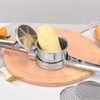 2PCS Potato Ricer, Stainless Steel Potato Ricer Multifunctional Fruit Veg