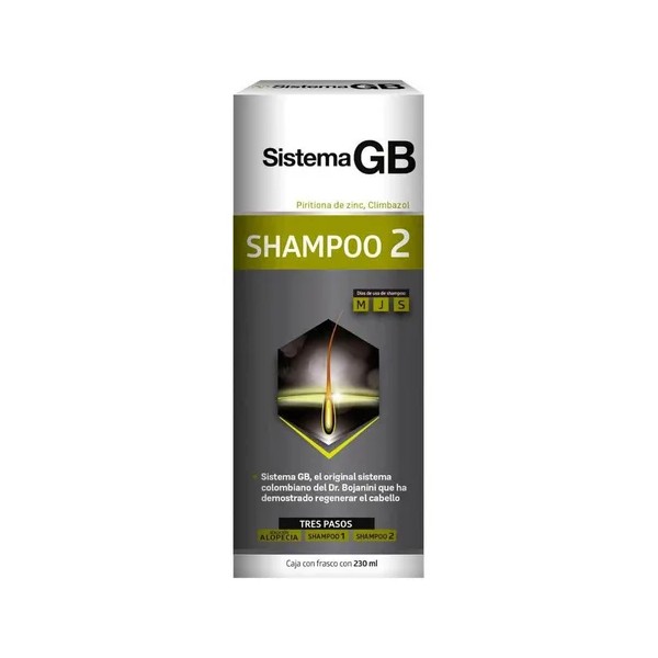 Shampoo Sistema GB 2 Climbazol 230ml