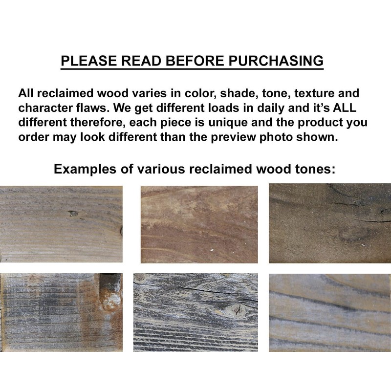 Aztec A-Frame Side Table; Reclaimed Wood End Table (Black Combo)