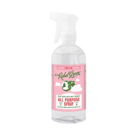 Rebel Green Natural All-Purpose Cleaning Spray - Plant-Derived Multi-Surface Cleaner with Essential Oils for Kitchen, Bath, Countertops and More - Pink Lilac Scent - 16 oz - 1 Pack