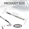 YGCQFH 10PCS Cross Magnetic Screwdriver Drill Bits Set (100mm/4 Inch),