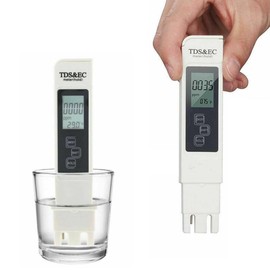 Mesee 3 in 1 Water Quality Test Meter, Water Tester, LCD Digital Water Quality Tester, TDS EC Water Tester, High Accuracy for Drinking Water, Pool, Aquarium, Fish Pond and Swimming Pool