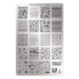 MOYRA Stamping plate 47 " RUSSIAN" Nail Stamping plate