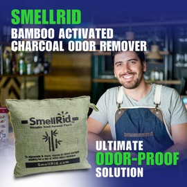 SMELLRID Activated Carbon Odor Eliminator Pouch – Neutralizes Odors in Closets
