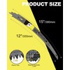 15-Inch Japanese Teeth Reciprocating Saw Blades 4PCS, DARTOTEK Curved Edge