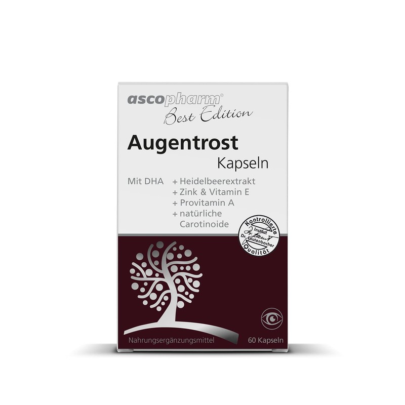 Augentrost Kapseln | Mit DHA - Docosahexaensäure - | Nahrungsergänzung