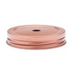 Utopia Drinking Jar Lid With Straw Hole Copper, Pack of