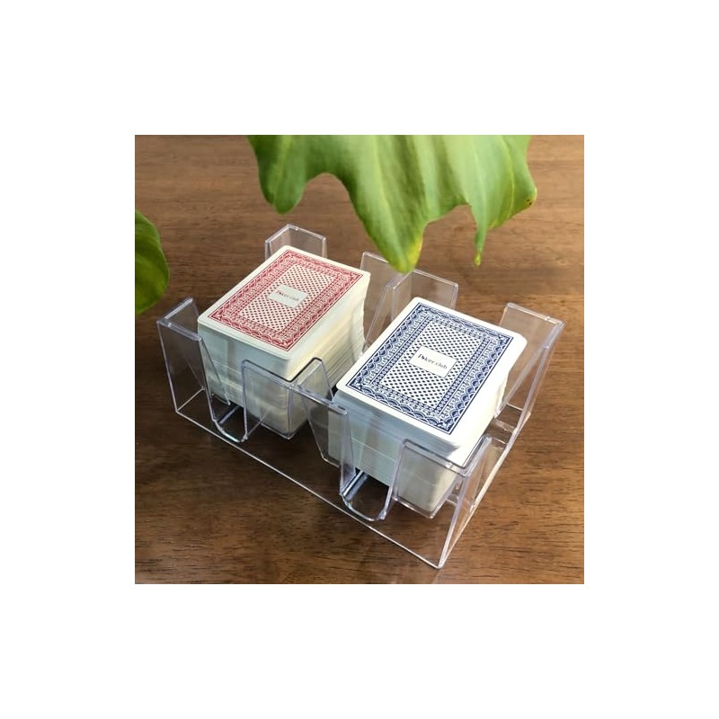 Yuanhe - Bandeja para cartas de juego de 6 barajas