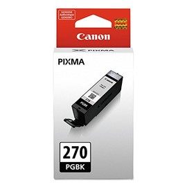 Canon 0373C001 (PGI-270) Ink Cartridge, Pigment Black - in Retail Packaging