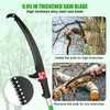 27 Feet Manual Pole Saw for Tree Trimming Manual Branch