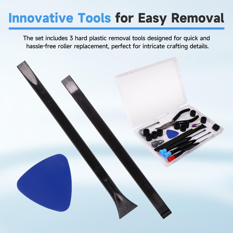 Rubber Roller Replacement Compatible with Cricut Maker/Maker 3, Mat Guide