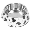 Dog Food and Water Bowl AntiSlip Base Stainless Steel Pet