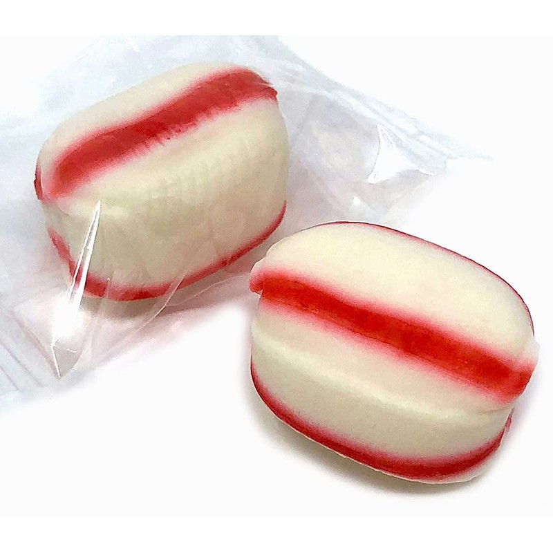 SweetGourmet Peppermint Soft Mint Puffs Clear Wrapped Bulk Candy |