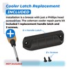 Xinxinlin Cooler 54 Qt Steel-Belted Handle Latch Replacement for Coleman