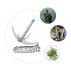 Gatuida Weed Remover Tool Folding Aquatic Grass Cutter Durable Stainless