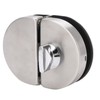 Glass Door Lock 97x65mm Split Type Brushed Polished Surface Replacement