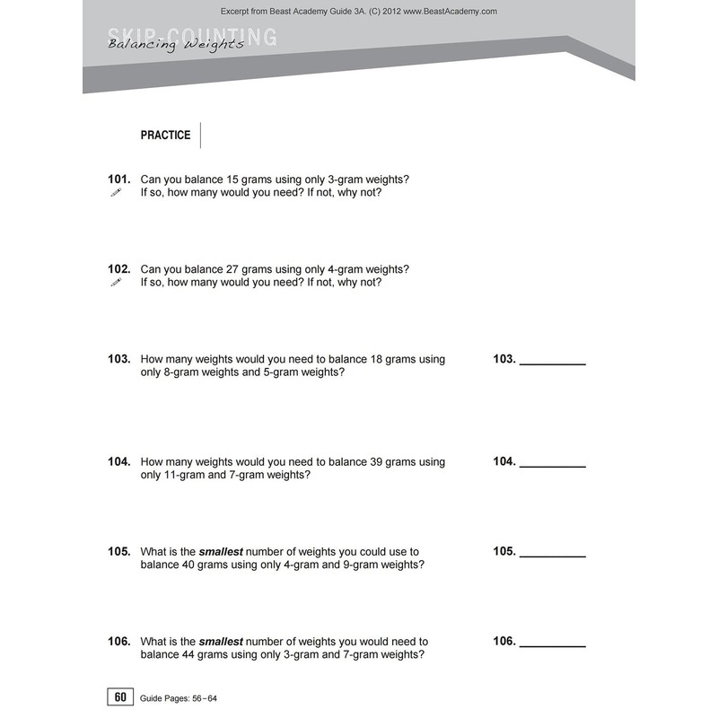 Beast Academy 3A: Guide and Practice, 2 Books Collection Set,