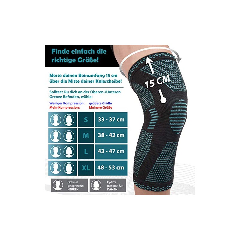 Vigo Sports Knee Support, Adult (Unisex), blue, L