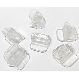 6 Pack - Rimless Clips 1/8" to 3/16" (3MM to 5MM)