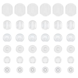Almohadillas de Silicona para Aretes de Clip 120 Unidades