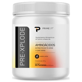 Primetech Nutrition Pre Entreno PRE-XPLODE, Sabor Limón                                                                                               